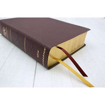 NIV, Life Application Study Bible, Third Edition, Bonded Leather, Burgundy, Red Letter