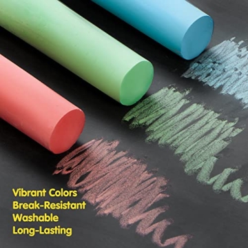 JOYIN 108 PCS Non-Toxic Sidewalk Chalk Set for Kids