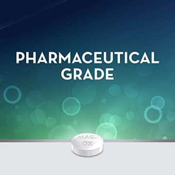 Mag-Ox 400 Magnesium Mineral Dietary Supplement Tablets, 483 mg Magnesium Oxide, 60 Count