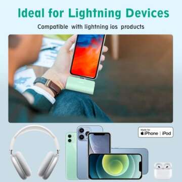 KKD Portable Charger for iPhone - Fast & Compact Power Bank