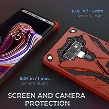 Kitoo Galaxy Note 9 Case with Kickstand & Protection