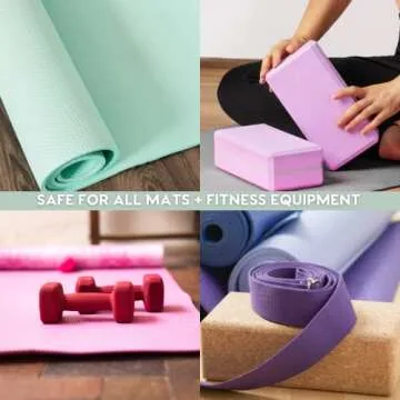 MOXE Yoga Mat Cleaner, Green America Certified, Rosemary and Lemon Essential Oils, Safe for All Mats and Exercise Equipment, 4 Oz (1 Pack)