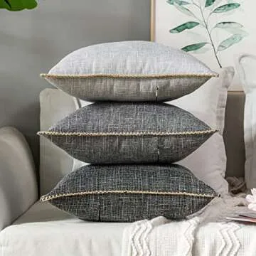 MIULEE Decorative Throw Pillow Covers for Chic Decor