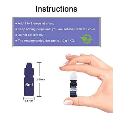 Food Coloring - 24 Color Rainbow Fondant Cake Food Coloring Set for Baking,Decorating,Icing and Cooking - Neon Liquid Food Color Dye for Slime, Soap Making Kit and DIY Crafts.25 fl.oz.(6ml) Bottles