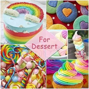 Food Coloring - 24 Color Rainbow Fondant Cake Food Coloring Set for Baking,Decorating,Icing and Cooking - Neon Liquid Food Color Dye for Slime, Soap Making Kit and DIY Crafts.25 fl.oz.(6ml) Bottles