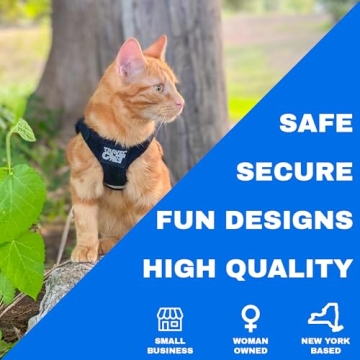 Travel Cat Harness and Leash Set for Safe Outdoor Adventures