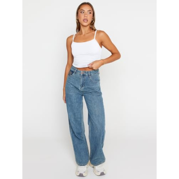 Trendy Queen Women's Summer White Tank Top - Stylish Comfort