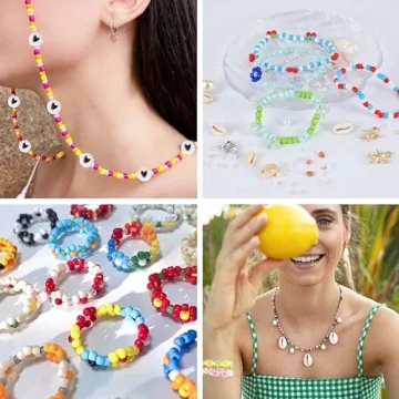 DICOBD 5040pcs Glass Seed Beads Kit for Jewelry Making