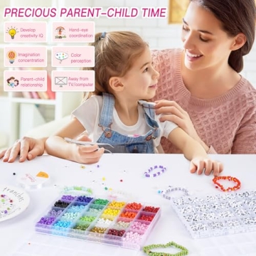 DICOBD 5040pcs Glass Seed Beads Kit for Jewelry Making