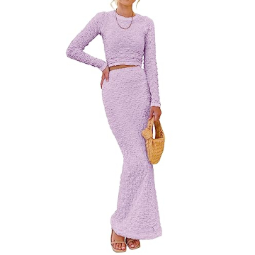 BTFBM Elegant Women's Two Piece Skirt Suits for Weddings and Cocktail Events