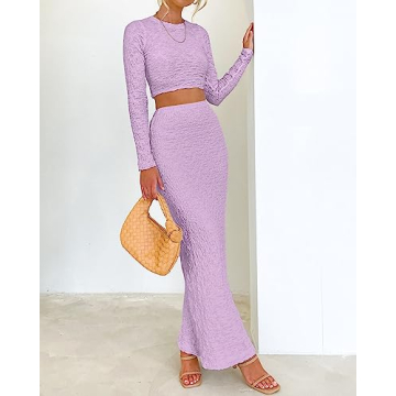 BTFBM Elegant Women's Two Piece Skirt Suits for Weddings