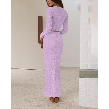 BTFBM Elegant Women's Two Piece Skirt Suits for Weddings