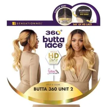 Sensationnel Butta 360 Lace Wigs - Glueless Natural Look
