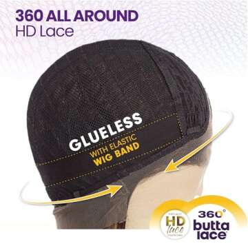 Sensationnel Butta 360 Lace Wigs - Glueless Natural Look