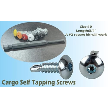 Trailer Exterior Self Tapping Screws #10 x 3/4 Durable Pack of 150