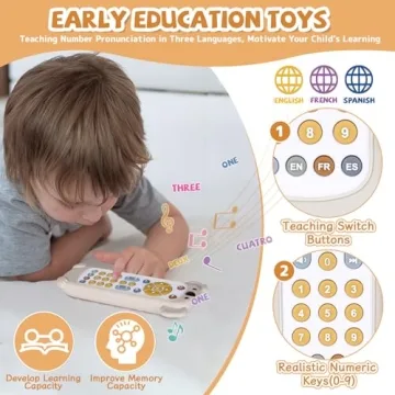 Orzbow Baby Remote Control Toy for Interactive Learning