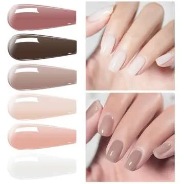 Vishine Jelly Gel Nail Polish - Long-Lasting Color Set 8ml