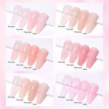 Vishine Jelly Gel Nail Polish - Long-Lasting Color Set 8ml
