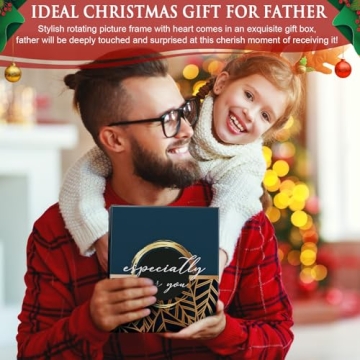 Christmas Gifts for Dad Who Wants Nothing from Daughter Son Kids Best Dad Gifts - Engraved Night Light with Dad Picture Frame 5x7, Father in Law Christmas Gifts & Step Dad Bonus Dad New Dad Gifts