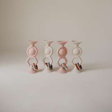 Mushie HexaPop Suction Toy for Engaging Toddler Play