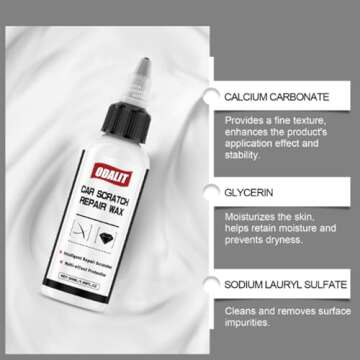 Odalit Ultimate Paint Restorer - 2025 New Scratch Repair Wax for All Vehicles (1SET)