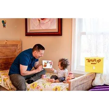 Teach My -Toys Baby Learning Kit: Screen Free Learning Toy , 6 Mos+ Finger Puppets, Board Books, Stacking Blocks To Teach Baby First Words, Numbers, Self and Sounds. Teaching Guides, Storage Case, Multi