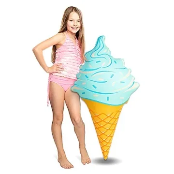 Giant Inflatable Ice Cream Cone Set for Summer Fun