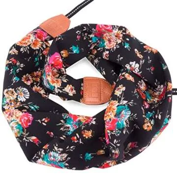 Wolven Soft Scarf Camera Strap - Stylish & Adjustable for All Cameras