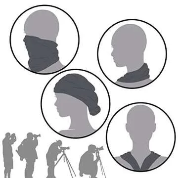 Wolven Soft Scarf Camera Strap - Stylish & Adjustable for All Cameras