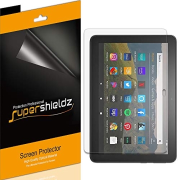 Supershieldz 3 Pack Screen Protector for Fire HD 8 Tablet - High Definition Clear Shield