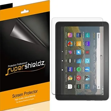 Supershieldz 3 Pack Screen Protector for Fire HD 8 Tablet - High Definition Clear Shield