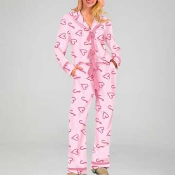 Foidiccx Mother Daughter Christmas Pajama Set