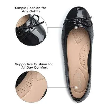 Elegant Bow Flats for Women - Stylish and Comfortable