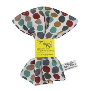 Baby Paper Original Crinkle Teether & Sensory Toy - Safe Organic Fabric for Infants