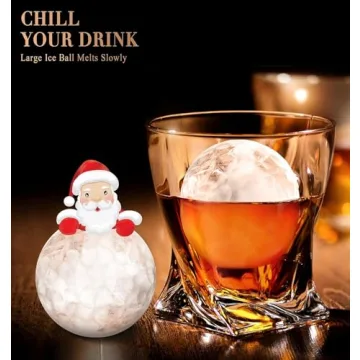ICEXXP Whiskey Ice Ball Maker Creates Large Ice Spheres