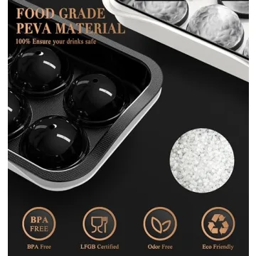 ICEXXP Whiskey Ice Ball Maker Creates Large Ice Spheres