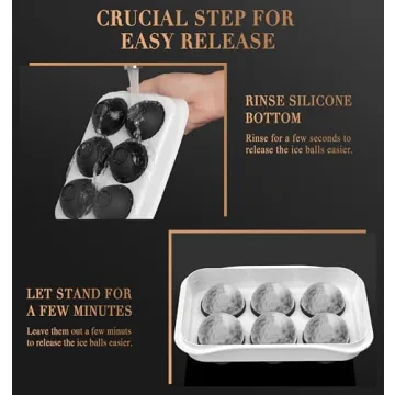 ICEXXP Whiskey Ice Ball Maker Creates Large Ice Spheres