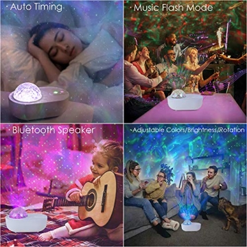 Galaxy Star Night Light Projector for Room Decor