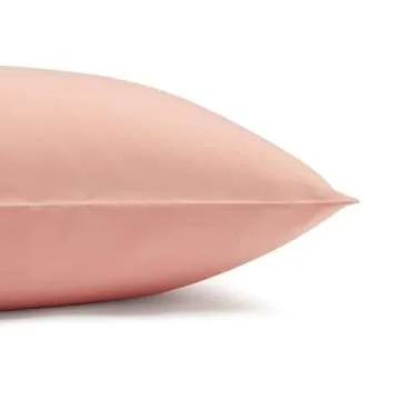 Amazon Basics Lightweight Super Soft Easy Care Microfiber 4-Piece Bed Sheet Set with 14-Inch Deep Pockets, Includes Comfortable Pillowcases, Queen, Peachy Coral, Solid