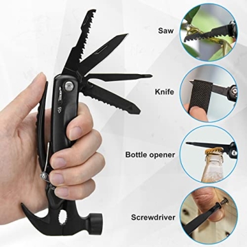 BIIB 12-in-1 Hammer Multitool | Essential Gift for Him