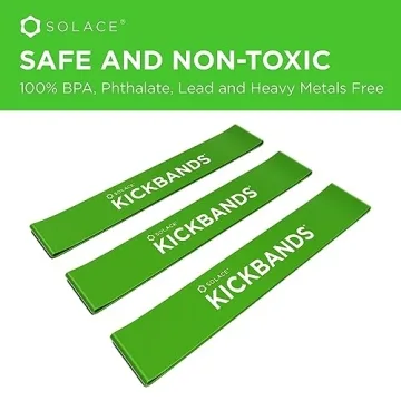 KICK BANDS Durable Fidget Chair Bands for Kids - 12-Pack