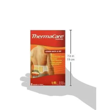 Thermacare Lower Back & Hip HeatWraps, L/XL, 8 Hour-2ct