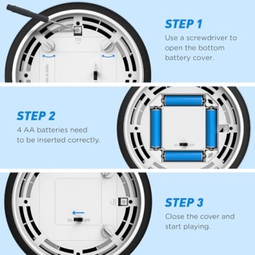 KKONES Kids Toys Hover Soccer Ball (Set of 2), Battery Operated Air Floating Soccer Ball with LED Light and Soft Foam Bumper for Indoor Outdoor Game, Gifts for Age 3 4 5 6 7 8-16 Year Old Boys Girls