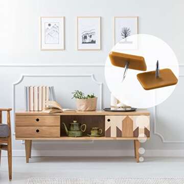 Maitys Drawer Glides - 60 Durable Plastic Stoppers