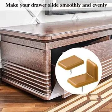 Maitys Drawer Glides - 60 Durable Plastic Stoppers