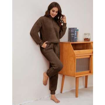 LTSCNRM Women's Fuzzy Pajama Sets - Cozy Loungewear