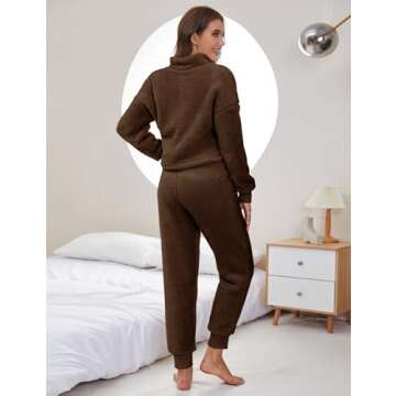LTSCNRM Women's Fuzzy Pajama Sets - Cozy Loungewear