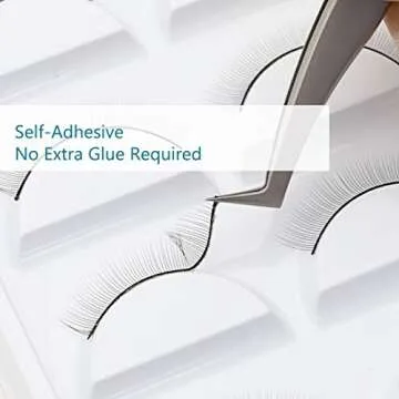 OBEYA 25 Pairs Self-Adhesive Training Lashes for Experts