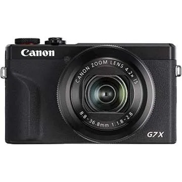 Canon PowerShot G7 X Mark III Digital Camera (Black) (3637C001) + 2 x 64GB Memory Card + 3 x NB13L Battery + Corel Photo Software + Charger + Card Reader + LED Light + More (Renewed)