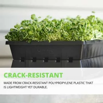 Durable 1020 Seed Starting Trays for Versatile Gardening